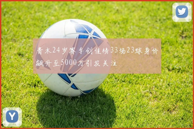 青木24岁赛季创佳绩33场23球身价飙升至5000万引发关注